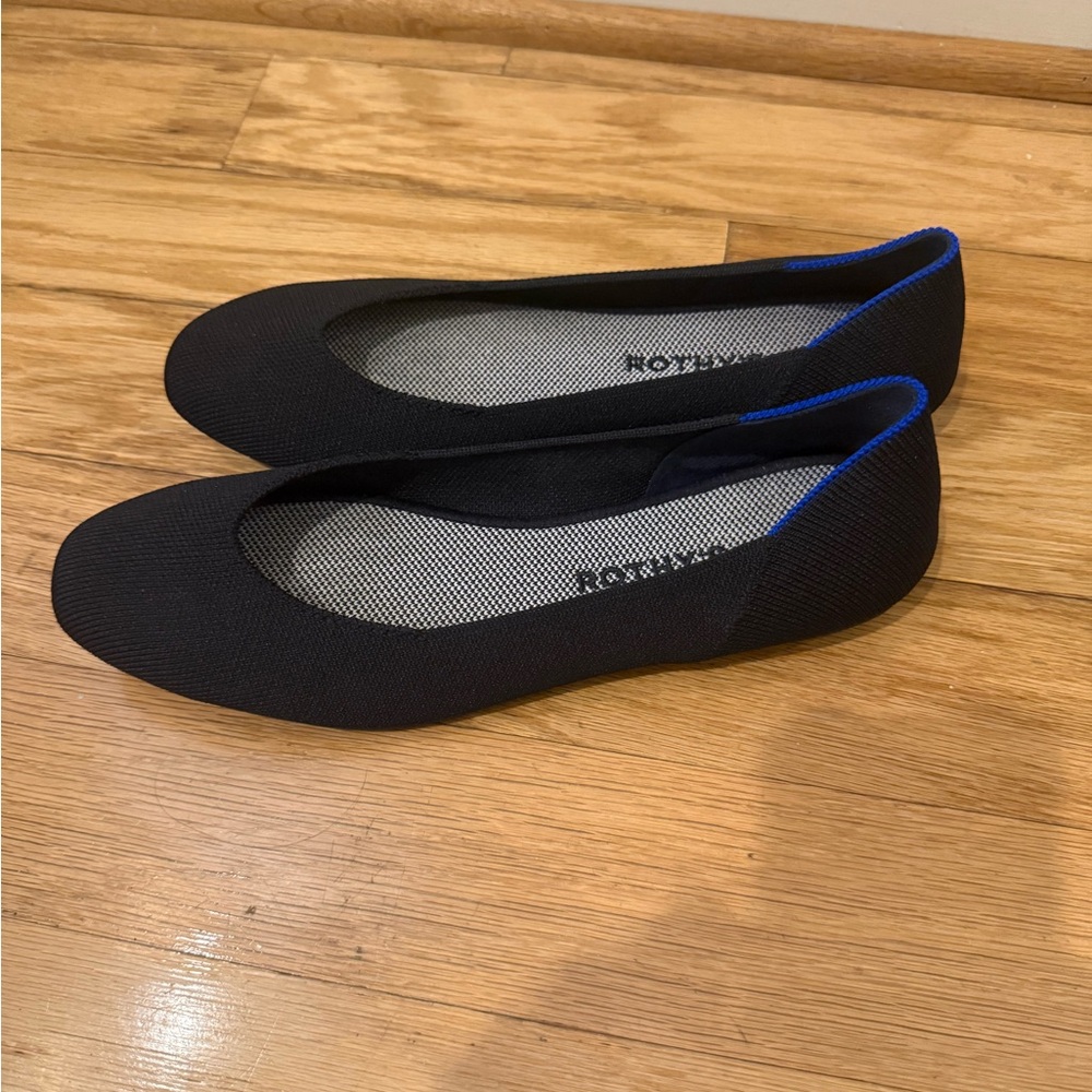Rothy's Black and Blue Women's Flats